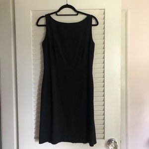 Escada Couture Black Wool Mini Dress